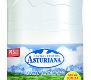 La botella de Central Lechera Asturiana se hace mayor