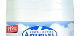 La botella de Central Lechera Asturiana se hace mayor