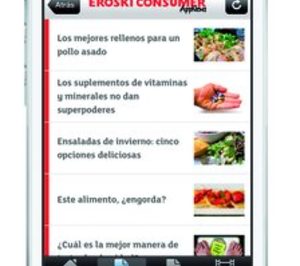 Eroski lanza una app para acceder a Eroski Consumer desde el móvil