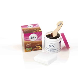 RB lanza cera depilatoria Veet enriquecida con aceite de Argán