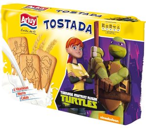 Arluy lleva las Tortugas Ninja a sus galletas