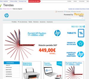 HP España abre tienda oficial en eBay