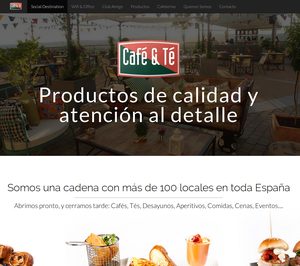 Café & Té y Café & Tapas estrenan nuevas webs