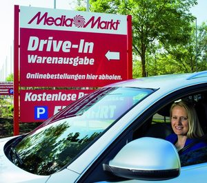 Media Markt ensaya la compra desde el coche