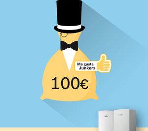 Junkers plus ofrece a sus socios hasta 100 € por caldera instalada