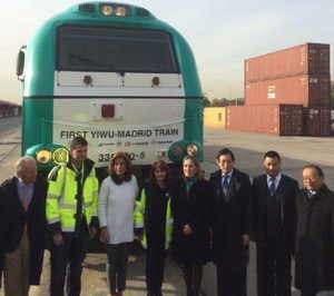 Llega a Madrid el primer tren directo desde China