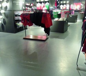 Pavimentos Weber en la nueva tienda del Athletic Club en San Mamés