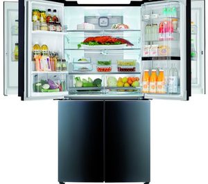 LG presenta en CES un frigorífico con doble sistema door in door