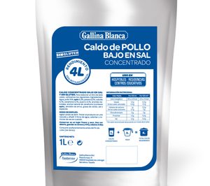 Gallina Blanca lanza un caldo bajo en sal y apto para celíacos