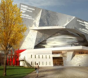 Emesa finaliza la estructura metálica de la nueva Filarmónica de París