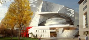 Emesa finaliza la estructura metálica de la nueva Filarmónica de París