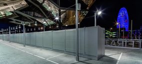 Lamp ilumina el mercado Encants Barcelona