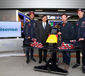 Hisense partner del equipo de F1 Infiniti Red Bull