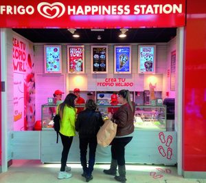 Unilever cambia el concepto de las heladerías Happiness Station y crea puntos de venta de yogur helado