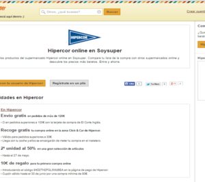 Soysuper integra a Hipercor