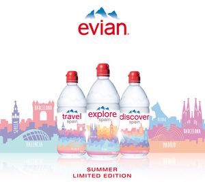 Evian lanza la primera botella exclusiva para turistas