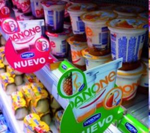 Danone hace bueno el repunte en los lineales