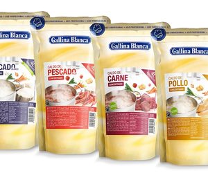 Gallina Blanca FoodService renueva su gama de caldos líquidos concentrados