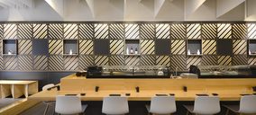 Paneles de Formica en el restaurante Tokyo Sushi Gràcia