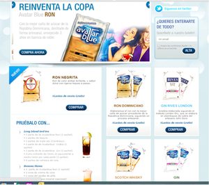 Avatar Blue inicia la venta on line y  progresa en estancos