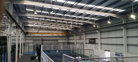 Ledus ilumina el club Pádel Pista Norte de Vitoria