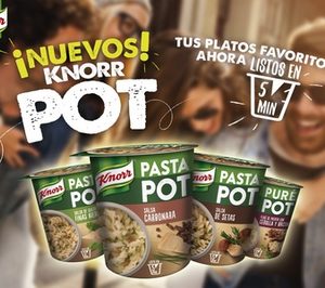 Knorr lanza la línea de platos en vaso Pot