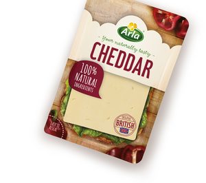 Arla incluye cheddar en su gama de loncheados