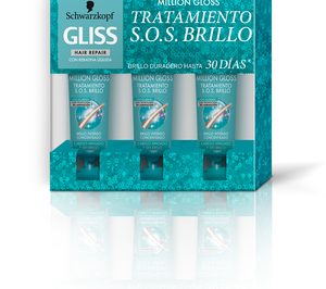 Schwarzkopf lanza un tratamiento de brillo dentro de su gama Gliss Million Gloss