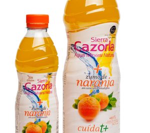 Sierra Cazorla apuesta  por el agua mineral con zumo de frutas