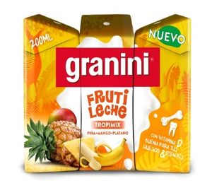 Granini entra en la categoría de zumo de fruta+leche