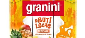 Granini entra en la categoría de zumo de fruta+leche