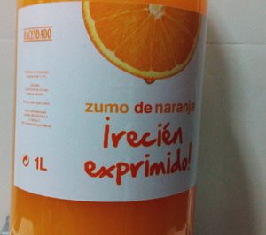 Mercadona testa la venta de zumo de naranja recién exprimido