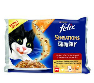 Nestlé Purina, nueva gama Felix Sensations Crunchy