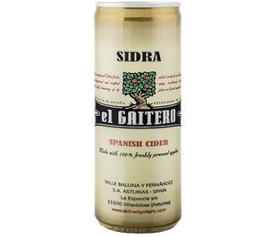 El Gaitero lanza su sidra en lata