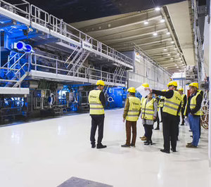 Metsä board estrena máquina de cartón plegable en su fábrica de Husum