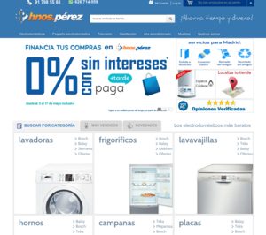 Hermanos Pérez y Paga+tarde financian las compras online sin intereses