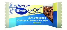Hero presenta una crema de cacao y una barrita para deportistas