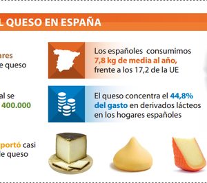 España, lejos de la media europea en consumo de queso