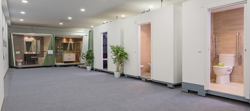Conspace lanza sus baños industrializados para el sector terciario