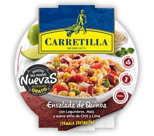 Carretilla presenta tres ensaladas inspiradas en la cocina internacional