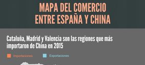 Cataluña, Andalucía y Valencia, a la cabeza de las exportaciones a China
