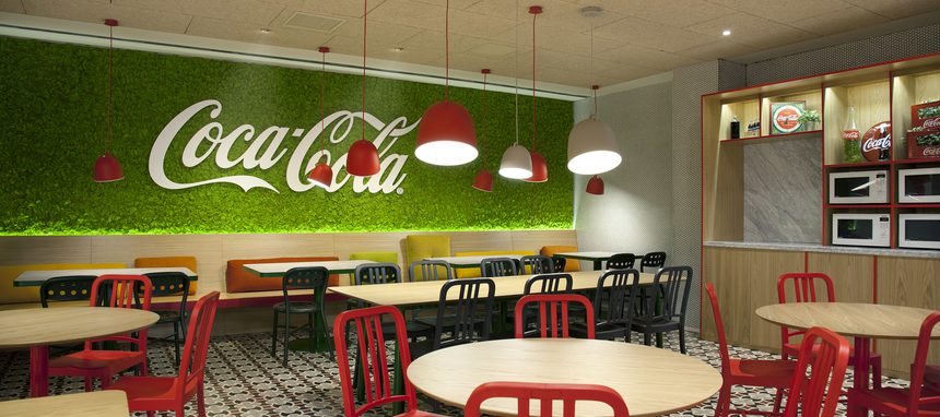 B.lux y Stone Designs iluminan las oficinas centrales de Coca-Cola en Madrid
