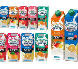 Don Simón lanza su fruta+leche en versión zero y novedosos formatos