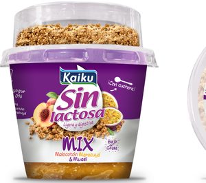 Kaiku amplía su gama MIX de yogures sin lactosa
