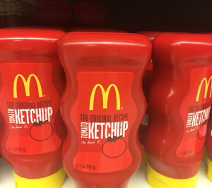 Mercadona pone en sus lineales el kétchup de McDonalds