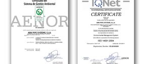 ABN Pipe Systems obtiene el  Certificado de Gestión Ambiental ISO 14001