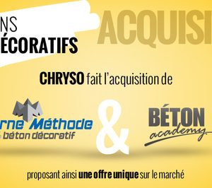 Chryso compra las francesas Moderne Méthode y Béton Academy