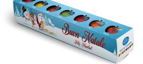 VOG propone un packaging especial de manzanas para Navidad