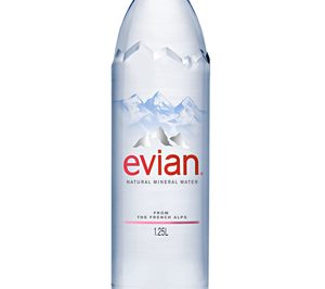 Evian presenta su nueva botella de 1,25 l