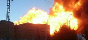 Incendio en las instalaciones valencianas de Indukern